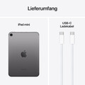 iPad mini Wi-Fi + Cellular 128 GB - Space Grau (A17 Pro)