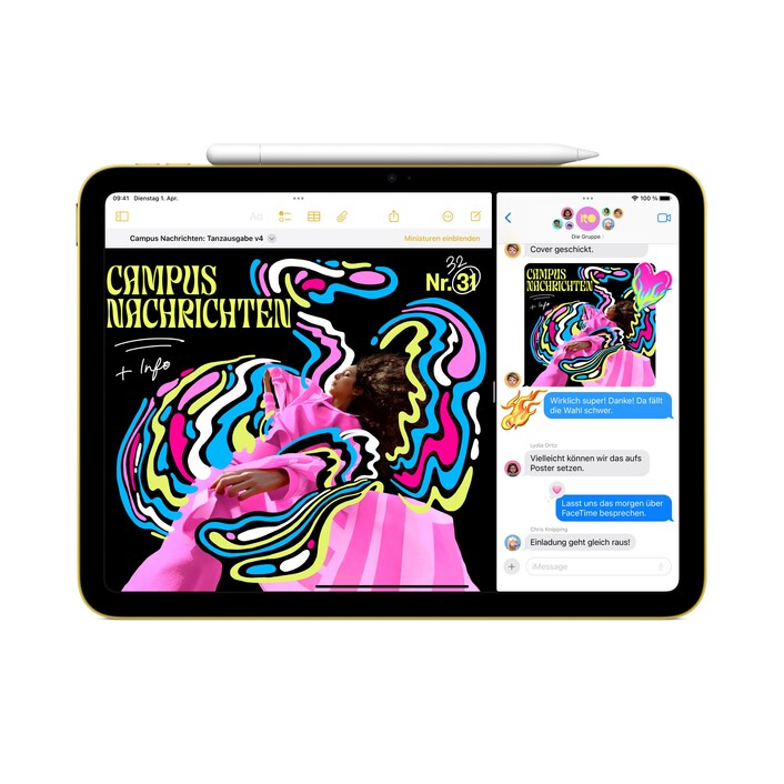 iPad Wi-Fi + Cellular 128 GB - Blau (A16)