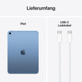 iPad Wi-Fi + Cellular 128 GB - Blau (A16)