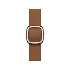 42 mm Armband mit Moderner Schließe Karamell - Small