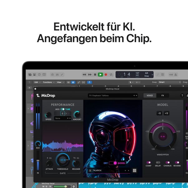 Sie sehen das Produktbild 04 von 14" MacBook Pro: Apple M5 Chip mit 10‑Core CPU und 10‑Core GPU, 1 TB SSD - Silber 14" MacBook Pro: Apple M5 Chip mit 10‑Core CPU und 10‑Core GPU, 1 TB SSD - Silber