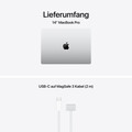 Sie sehen das Produktbild 09 von 14" MacBook Pro: Apple M5 Chip mit 10‑Core CPU und 10‑Core GPU, 1 TB SSD - Silber 14" MacBook Pro: Apple M5 Chip mit 10‑Core CPU und 10‑Core GPU, 1 TB SSD - Silber