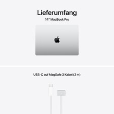 Sie sehen das Produktbild 09 von 14" MacBook Pro: Apple M5 Chip mit 10‑Core CPU und 10‑Core GPU, 1 TB SSD - Silber 14" MacBook Pro: Apple M5 Chip mit 10‑Core CPU und 10‑Core GPU, 1 TB SSD - Silber