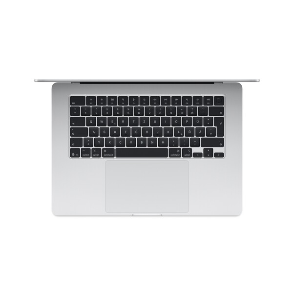 15" MacBook Air: Apple M5 Chip mit 10‑Core CPU und 10‑Core GPU, 1 TB SSD - Silber