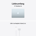 Sie sehen das Produktbild 09 von 13" MacBook Air: Apple M5 Chip mit 10‑Core CPU und 10‑Core GPU, 1 TB SSD - Himmelblau 13" MacBook Air: Apple M5 Chip mit 10‑Core CPU und 10‑Core GPU, 1 TB SSD - Himmelblau