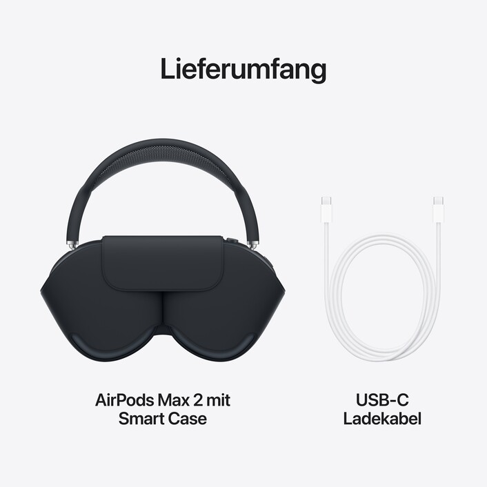 Sie sehen das Produktbild 09 von AirPods Max 2 - Mitternacht AirPods Max 2 - Mitternacht