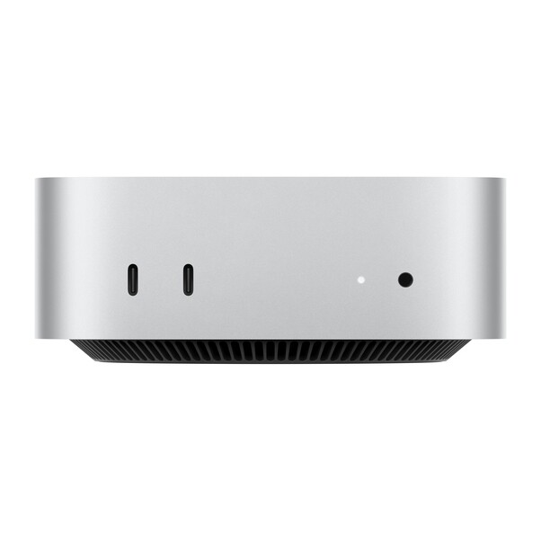 Mac mini: Apple M4 Chip mit 10‑Core CPU und 10‑Core GPU, 512 GB SSD - Silber