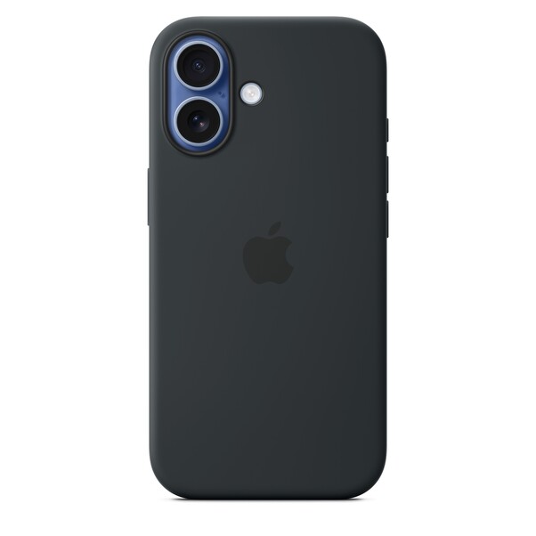 Sie sehen das Produktbild 03 von iPhone 17 Silikon Case mit MagSafe - Schwarz iPhone 17 Silikon Case mit MagSafe - Schwarz