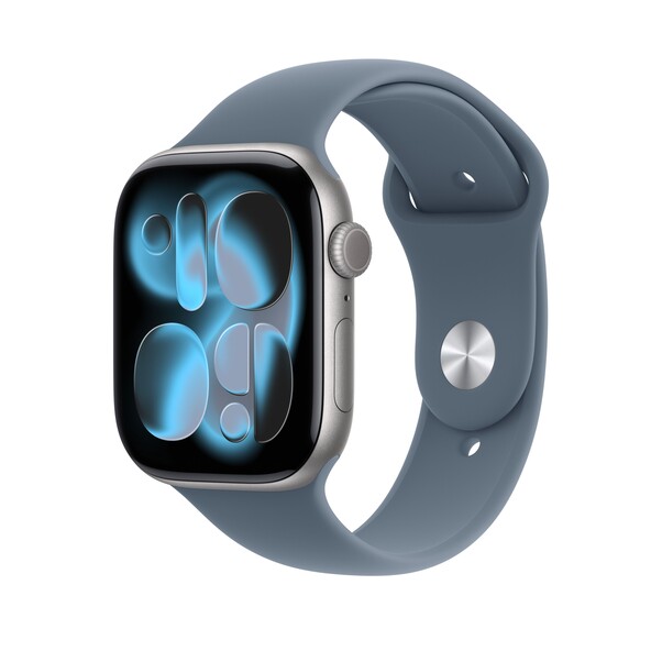 46 mm Sportarmband Maritimblau - M/L