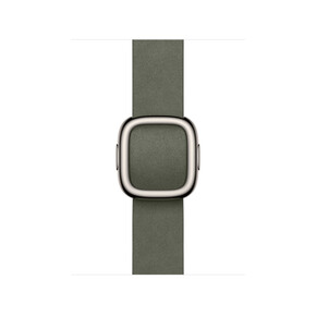 42 mm Armband mit Moderner Schließe Silbergrau - Small