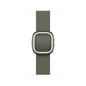 42 mm Armband mit Moderner Schließe Silbergrau - Large