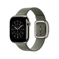 42 mm Armband mit Moderner Schließe Silbergrau - Large