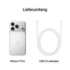 Sie sehen das Produktbild 08 von iPhone 17 Pro 256 GB Silber iPhone 17 Pro 256 GB Silber