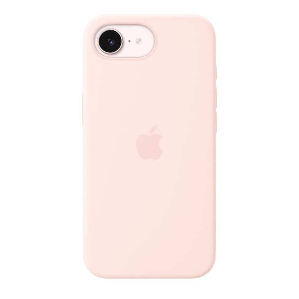 iPhone 17e Silikon Case mit MagSafe – Hellrosa