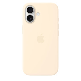 iPhone 17 Silikon Case mit MagSafe - Vanille