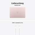 13" MacBook Neo: Apple A18 Pro Chip mit 6‑core CPU und 5‑core GPU, Magic Keyboard mit Touch ID, 512 GB SSD - Rosa