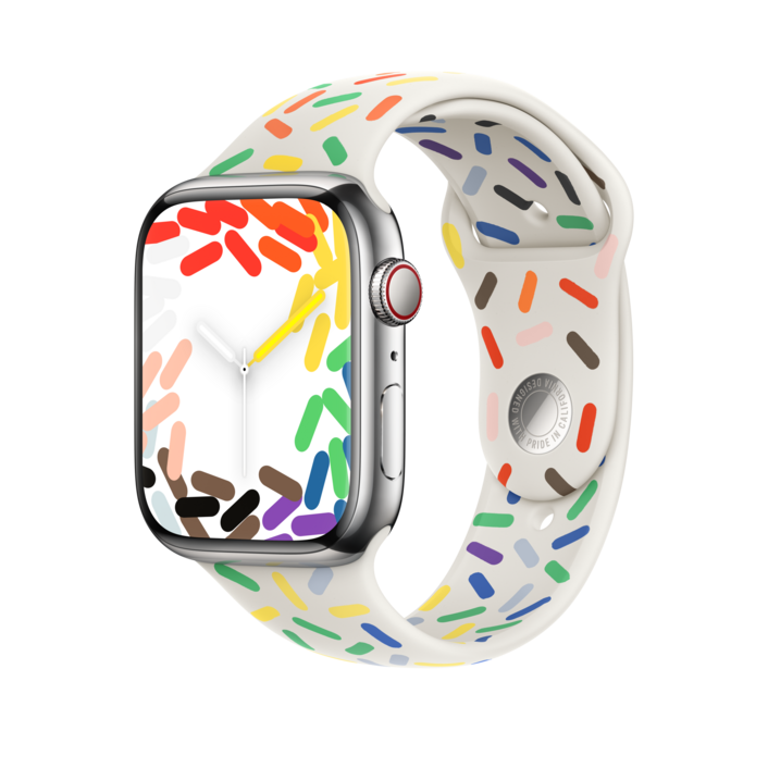 Sie sehen das Produktbild 02 von 45 mm Sportarmband Pride Edition – S/M 45 mm Sportarmband Pride Edition – S/M