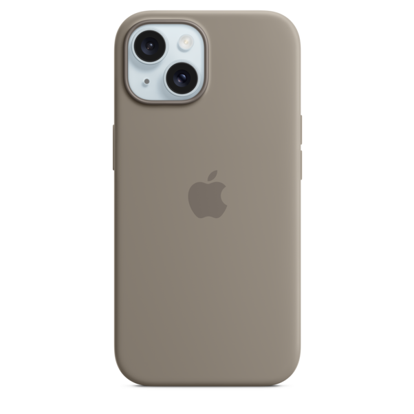 Sie sehen das Produktbild 01 von iPhone 15 Silikon Case mit MagSafe – Tonbraun iPhone 15 Silikon Case mit MagSafe – Tonbraun