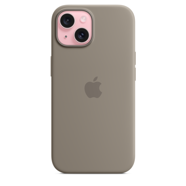 Sie sehen das Produktbild 02 von iPhone 15 Silikon Case mit MagSafe – Tonbraun iPhone 15 Silikon Case mit MagSafe – Tonbraun