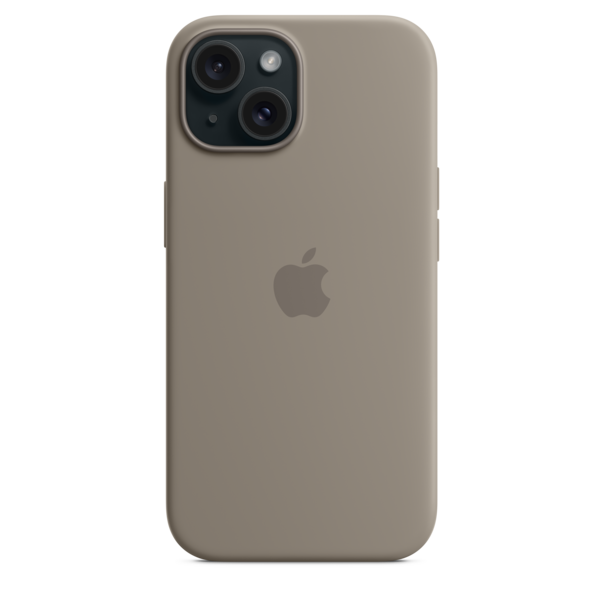 Sie sehen das Produktbild 05 von iPhone 15 Silikon Case mit MagSafe – Tonbraun iPhone 15 Silikon Case mit MagSafe – Tonbraun