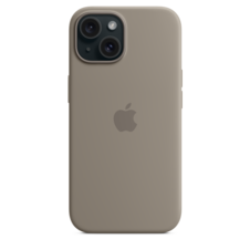 Sie sehen das Produktbild 05 von iPhone 15 Silikon Case mit MagSafe – Tonbraun iPhone 15 Silikon Case mit MagSafe – Tonbraun