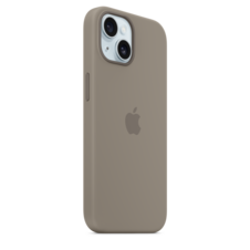 Sie sehen das Produktbild 06 von iPhone 15 Silikon Case mit MagSafe – Tonbraun iPhone 15 Silikon Case mit MagSafe – Tonbraun