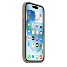 Sie sehen das Produktbild 07 von iPhone 15 Silikon Case mit MagSafe – Tonbraun iPhone 15 Silikon Case mit MagSafe – Tonbraun
