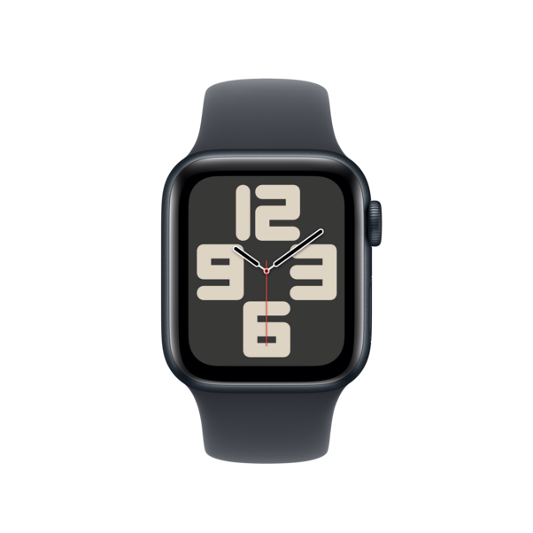 40 mm Sportarmband Schwarz – M/L