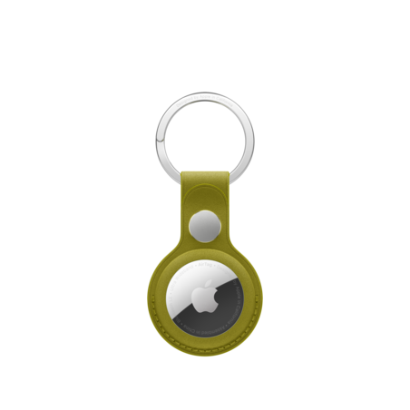 Sie sehen das Produktbild 01 von AirTag Feingewebe Schlüsselanhänger – Chartreuse AirTag Feingewebe Schlüsselanhänger – Chartreuse