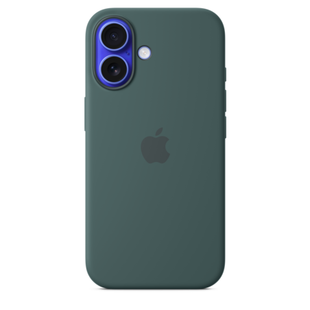 Sie sehen das Produktbild 01 von iPhone 16 Silikon Case mit MagSafe – Seegrün iPhone 16 Silikon Case mit MagSafe – Seegrün