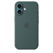 Sie sehen das Produktbild 02 von iPhone 16 Silikon Case mit MagSafe – Seegrün iPhone 16 Silikon Case mit MagSafe – Seegrün