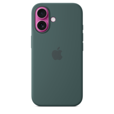 Sie sehen das Produktbild 03 von iPhone 16 Silikon Case mit MagSafe – Seegrün iPhone 16 Silikon Case mit MagSafe – Seegrün