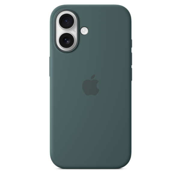 Sie sehen das Produktbild 04 von iPhone 16 Silikon Case mit MagSafe – Seegrün iPhone 16 Silikon Case mit MagSafe – Seegrün