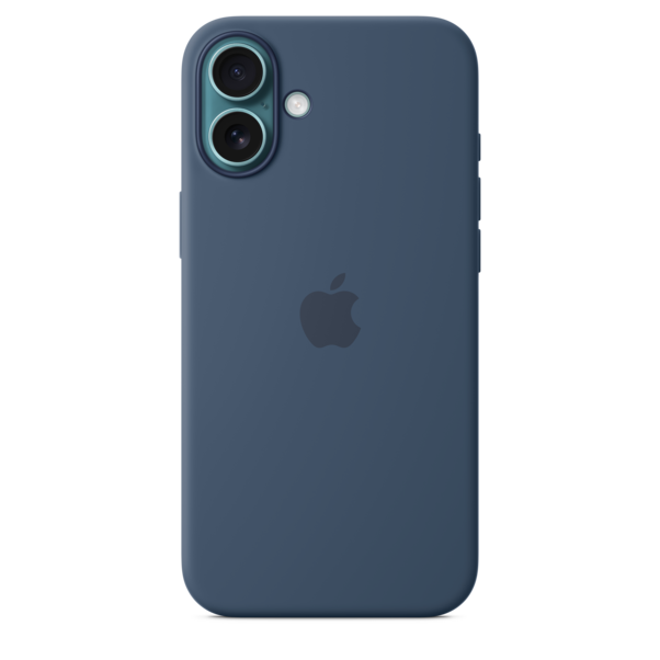Sie sehen das Produktbild 02 von iPhone 16 Plus Silikon Case mit MagSafe – Denim iPhone 16 Plus Silikon Case mit MagSafe – Denim