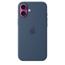 Sie sehen das Produktbild 03 von iPhone 16 Plus Silikon Case mit MagSafe – Denim iPhone 16 Plus Silikon Case mit MagSafe – Denim