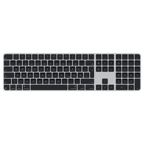 Magic Keyboard mit Touch ID und Ziffern­block für Mac Modelle mit Apple Chip Chip – Deutsch – Schwarze Tasten