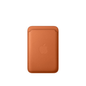 iPhone Feingewebe Wallet mit MagSafe – Fuchsrot