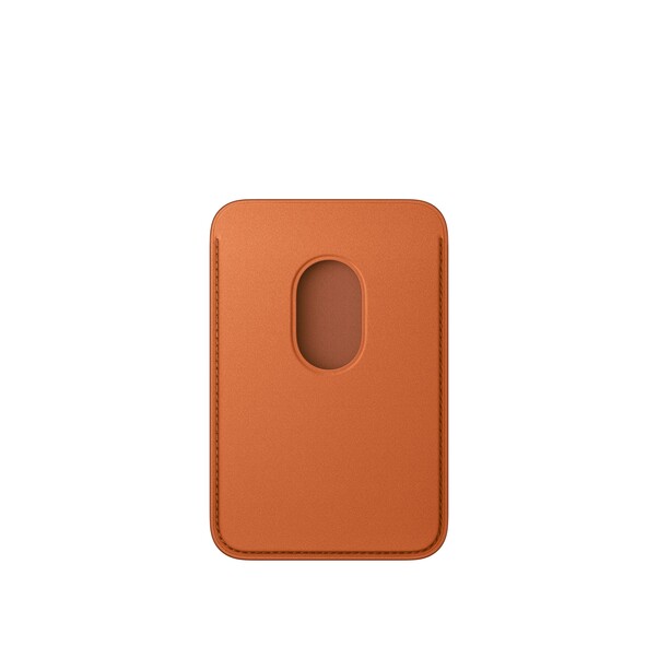 Sie sehen das Produktbild 02 von iPhone Feingewebe Wallet mit MagSafe – Fuchsrot iPhone Feingewebe Wallet mit MagSafe – Fuchsrot