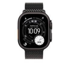 Sie sehen das Produktbild 03 von 49 mm Milanaise Armband Titan Schwarz – S 49 mm Milanaise Armband Titan Schwarz – S