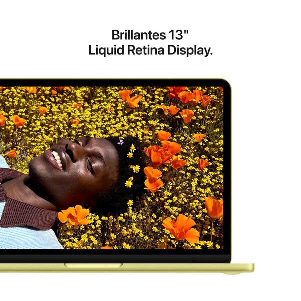 13" MacBook Neo: Apple A18 Pro Chip mit 6‑core CPU und 5‑core GPU, Magic Keyboard mit Touch ID, 512 GB SSD - Zitrus