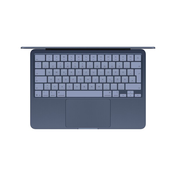 13" MacBook Neo: Apple A18 Pro Chip mit 6‑core CPU und 5‑core GPU, Magic Keyboard, 256 GB SSD - Indigo