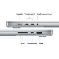 16" MacBook Pro: Apple M5 Max Chip mit 18‑Core CPU und 32‑Core GPU, 2 TB SSD - Silber