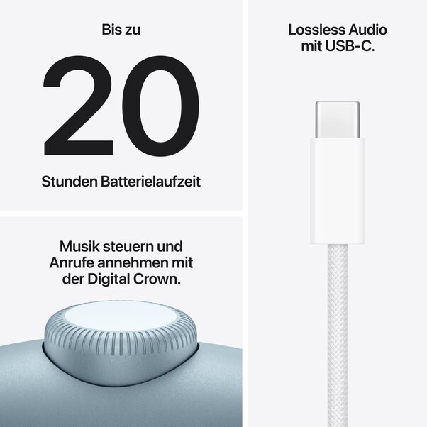 Sie sehen das Produktbild 08 von AirPods Max 2 - Blau AirPods Max 2 - Blau