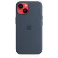 iPhone 14 Silikon Case mit MagSafe - Sturmblau