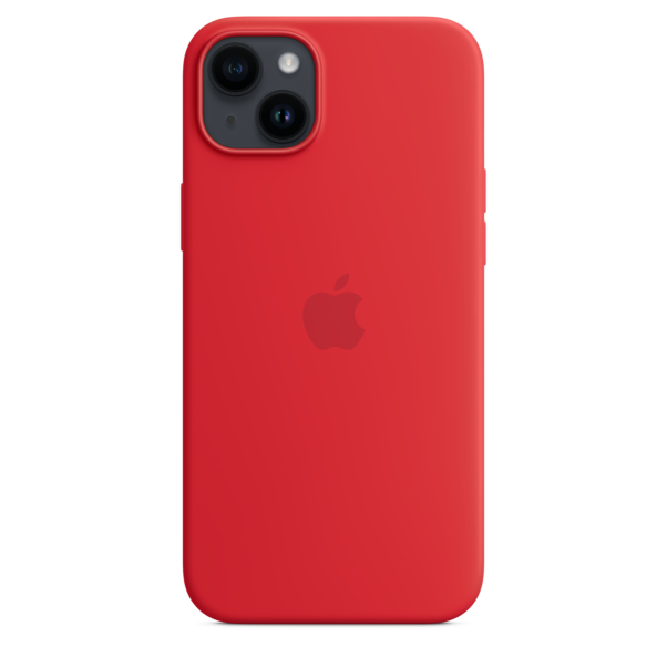iPhone 14 Plus Silikon Case mit MagSafe - (PRODUCT)RED