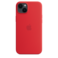 iPhone 14 Plus Silikon Case mit MagSafe - (PRODUCT)RED