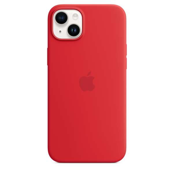 iPhone 14 Plus Silikon Case mit MagSafe - (PRODUCT)RED
