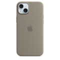 iPhone 15 Plus Silikon Case mit MagSafe – Tonbraun