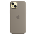 iPhone 15 Plus Silikon Case mit MagSafe – Tonbraun