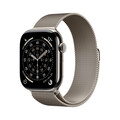 Sie sehen das Produktbild 01 von Apple Watch Series 11 GPS + Cellular, 46 mm Titangehäuse Natur, Milanaise Armband Natur - S/M Apple Watch Series 11 GPS + Cellular, 46 mm Titangehäuse Natur, Milanaise Armband Natur - S/M